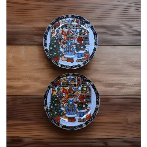 Royal Norfolk Other - Christmas Toy Shop Plates, Royal Norfolk 7.75", Set Of 2 EUC